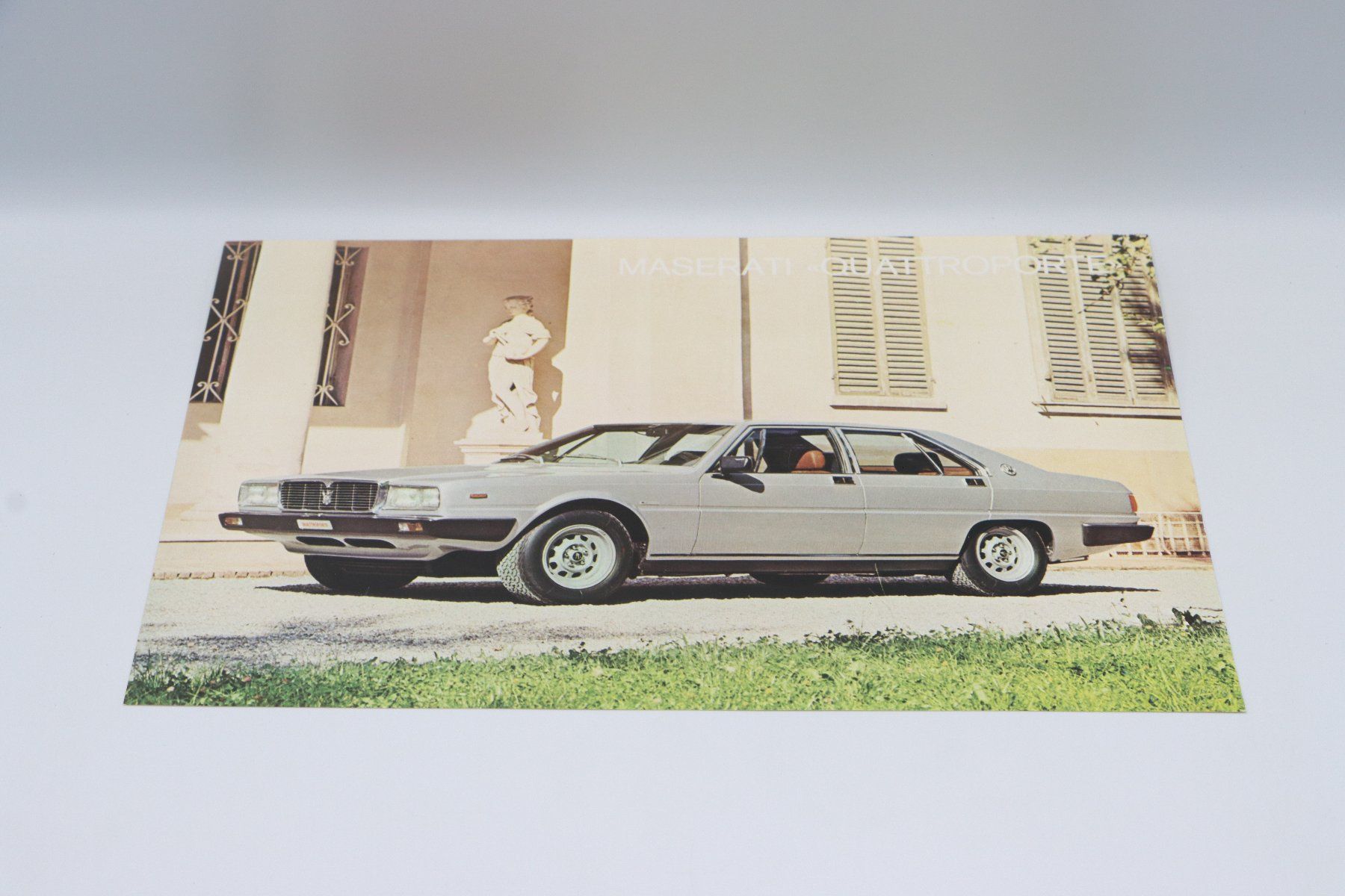 Maserati Documenti: Maserati Quattroporte 1978 Prospektblatt – Usato da Bühl b.Aarberg venduto da Collectorpassions 4