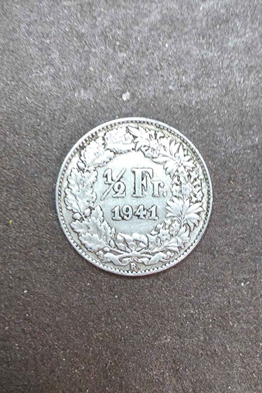 Tutti le monete: Silbermünze 1/2 Franken 1941 – Usato da Filzbach venduto da Cschufi