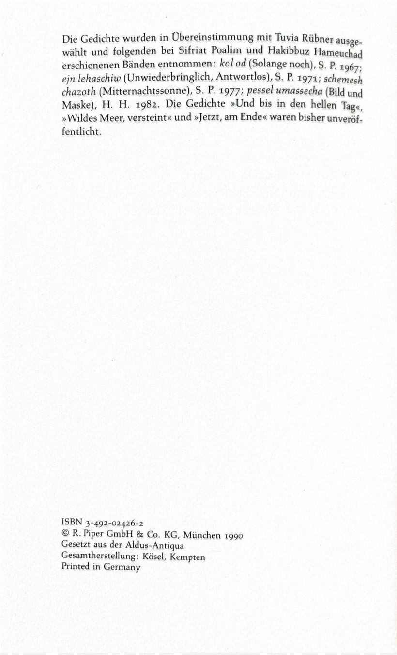 Libri: Tuvia Rübner, Wüstenginster – Nuovo (secondo la descrizione) da Sarnen venduto da Livres 5