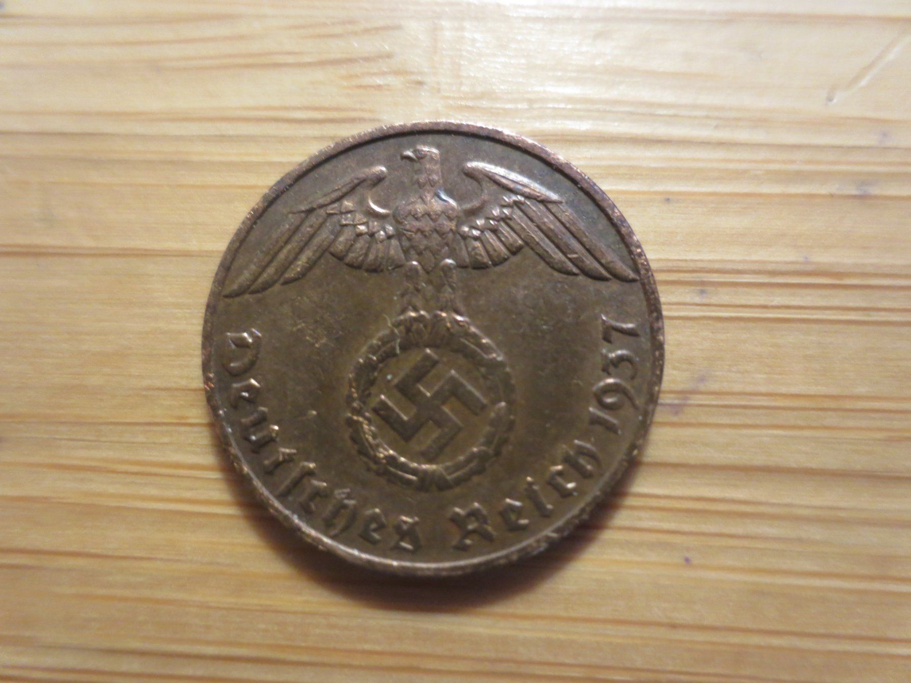 Tutti le monete: Deutsches Reich 1Pfennig 1937 – Usato da Weier im Emmental venduto da waefler03 1
