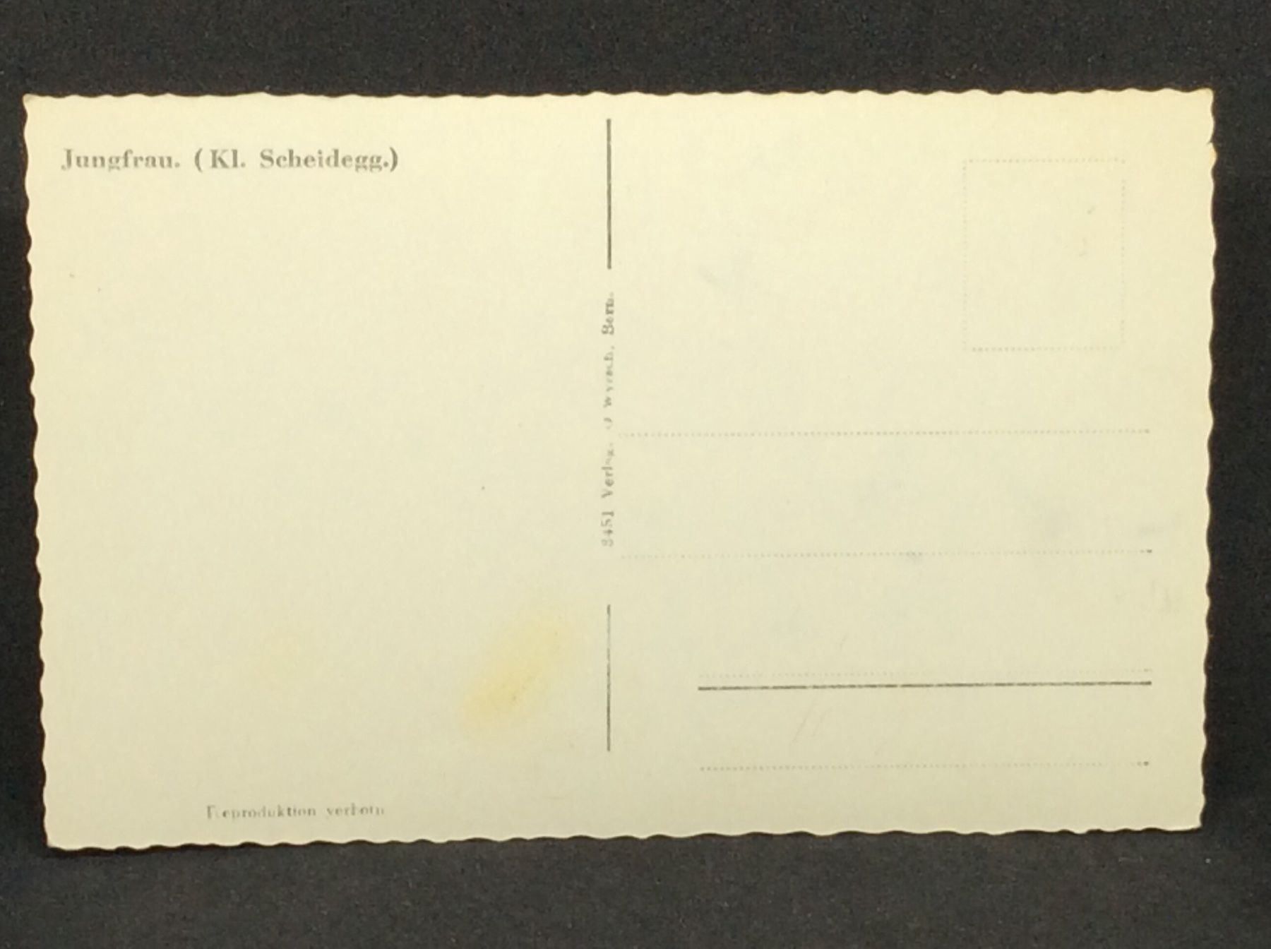 Cartes postales: Jungfrau / Kl. Scheidegg – D'occasion à Widnau par Brusi9 1
