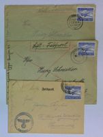 Deutsches Reich 1942; 3 Luft-Feldpost Briefe
