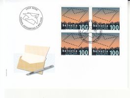 SBK 1276 im 4er-Block FDC