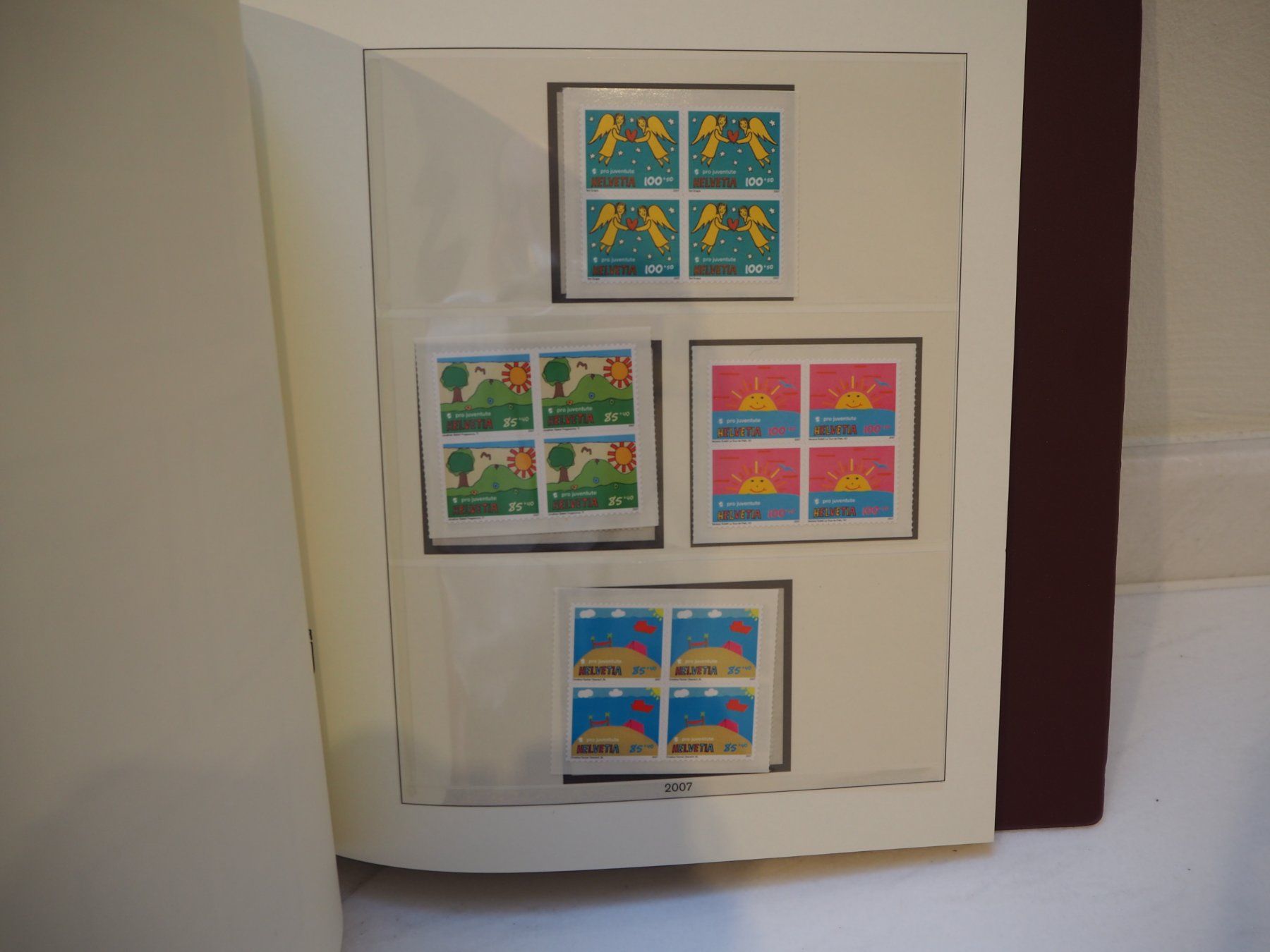 Tutti i francobolli: PJ 1973 - 2007 in 4er Bl. ** Frankatur 388.80 oder Sammlung – Nuovo e nell'imballaggio originale da Zürich venduto da Alain-Phila 4