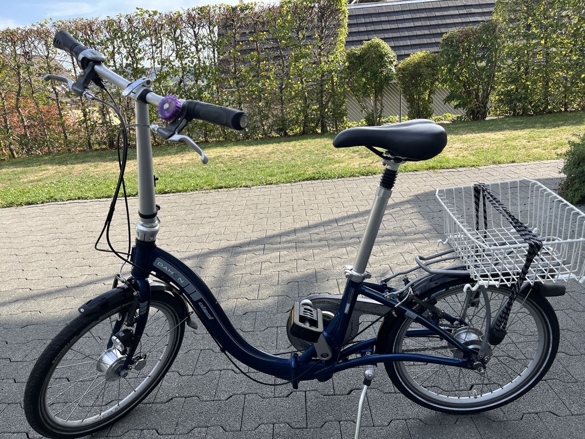 Dahon Velos: Klapprad blau von Dahon – Gebraucht aus Weinfelden von Tschafi 1