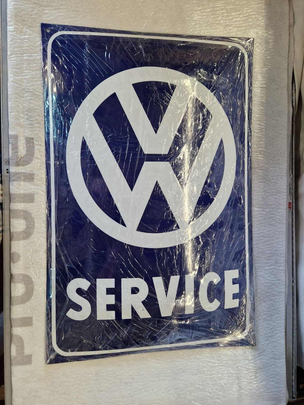 Volkswagen Insegne: VW Service Emaille Schild 60 X 40 – Usato da Wädenswil venduto da tome70 1