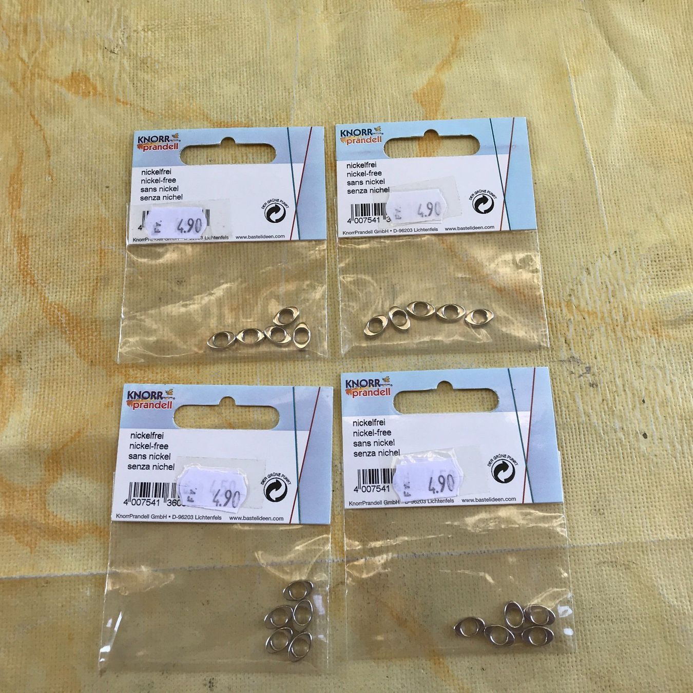 Bastelsets: LOT METALL-ELEMENT OVAL 10X5MM JE 5STK. – Neu und originalverpackt aus Ostermundigen von wini63 1