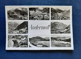 Ansichtskarte Andermatt, 8 Bilder, gest.1955