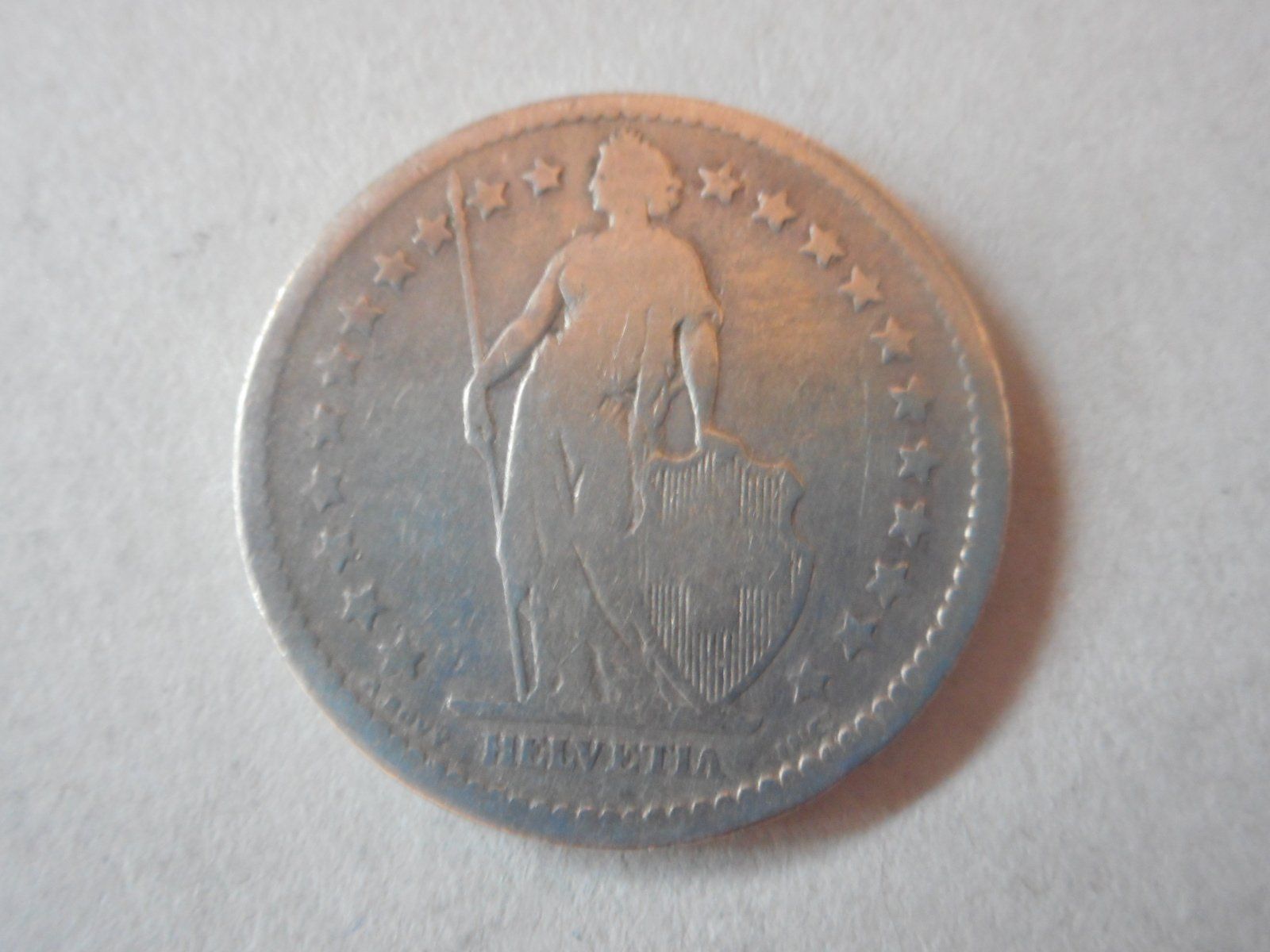 Alle Münzen: 2 Fr. 1878  silber  uralt – Gebraucht aus Kriegstetten von pizlad2010 2