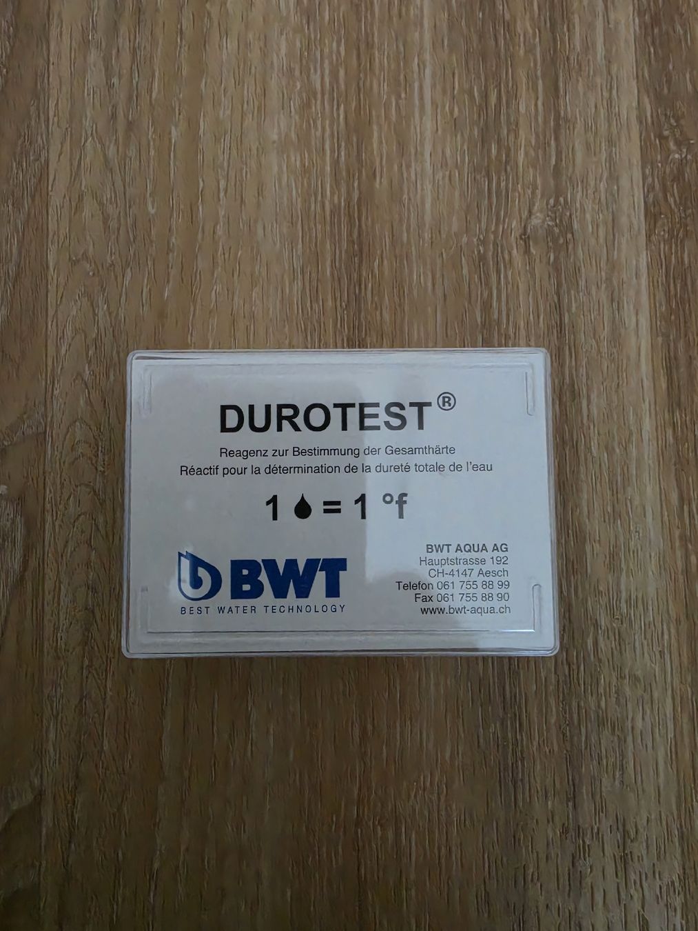 Sanitari: BWT Wasserhärte testen / Kalk messen  – Nuovo e nell'imballaggio originale da Wiedlisbach venduto da Amalfi100