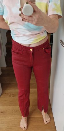 Zara beschichtete Jeans Gr. 40