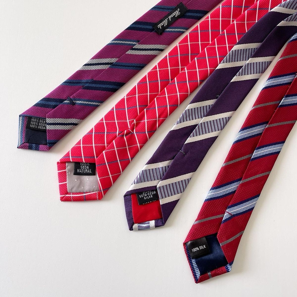 Krawatten: SET OF 4 SILK TIES – Neu (gemäss Beschreibung) aus Emmen von Avviivva_Com2023 3