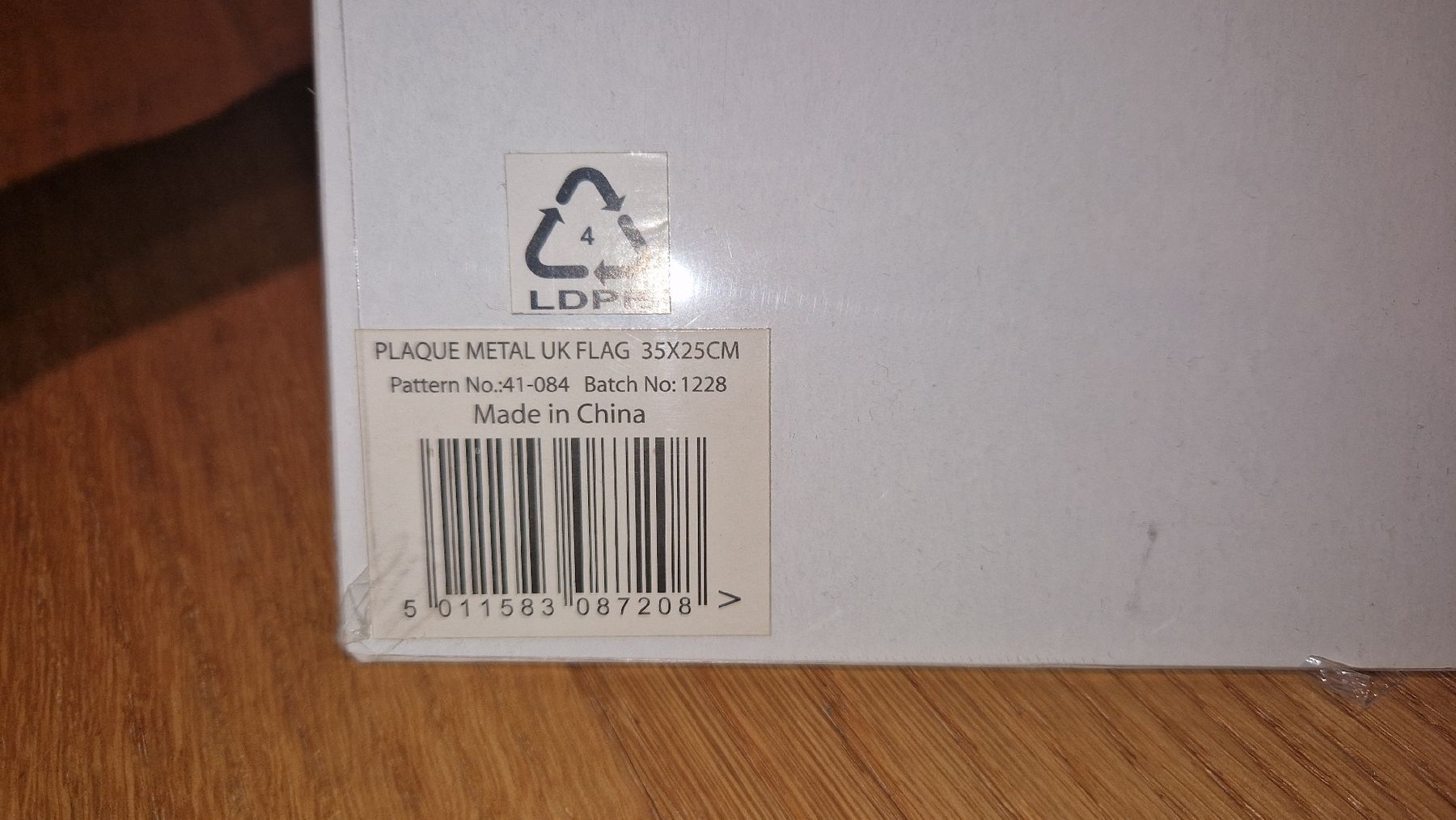 Alle Dekorationen: UK Flagge Metall 35x25cm – Neu und originalverpackt aus Liestal von Lanceloth 1