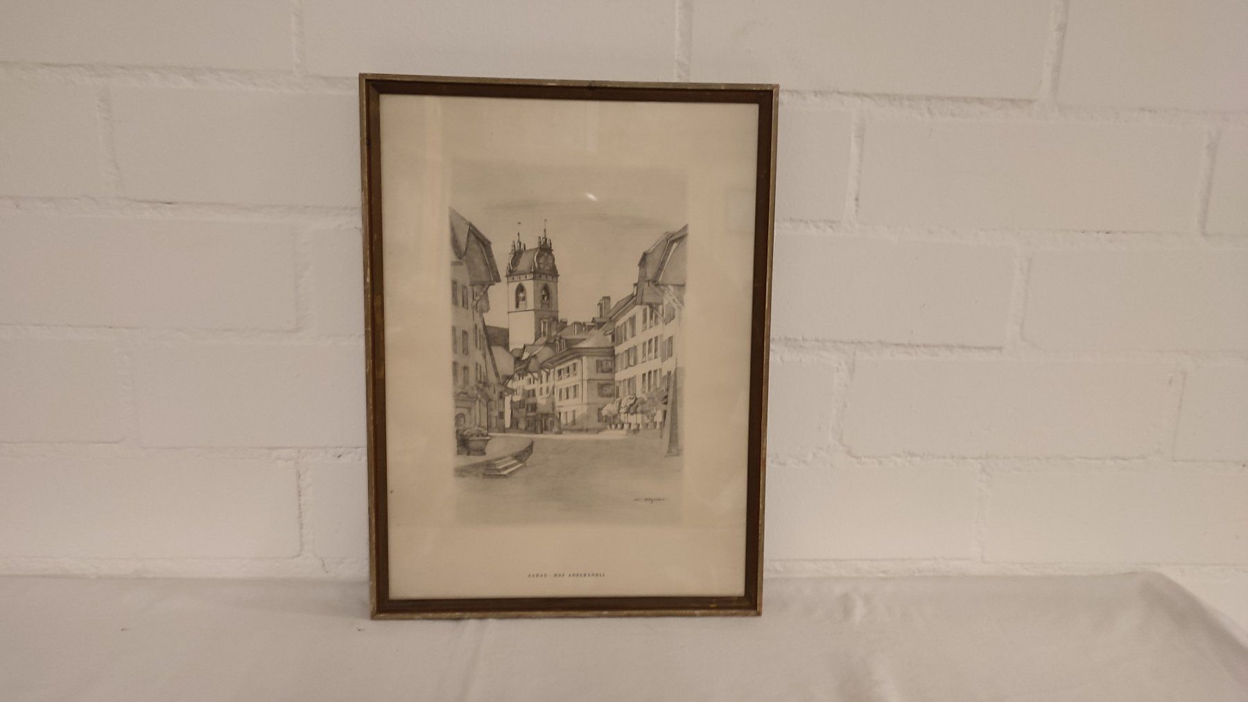 Foto & Immagini: Wunderschönes altes Bild  Burgmeier Max AARAU – Usato da Gelterkinden venduto da MYSTOREFORYOU4460ART 6
