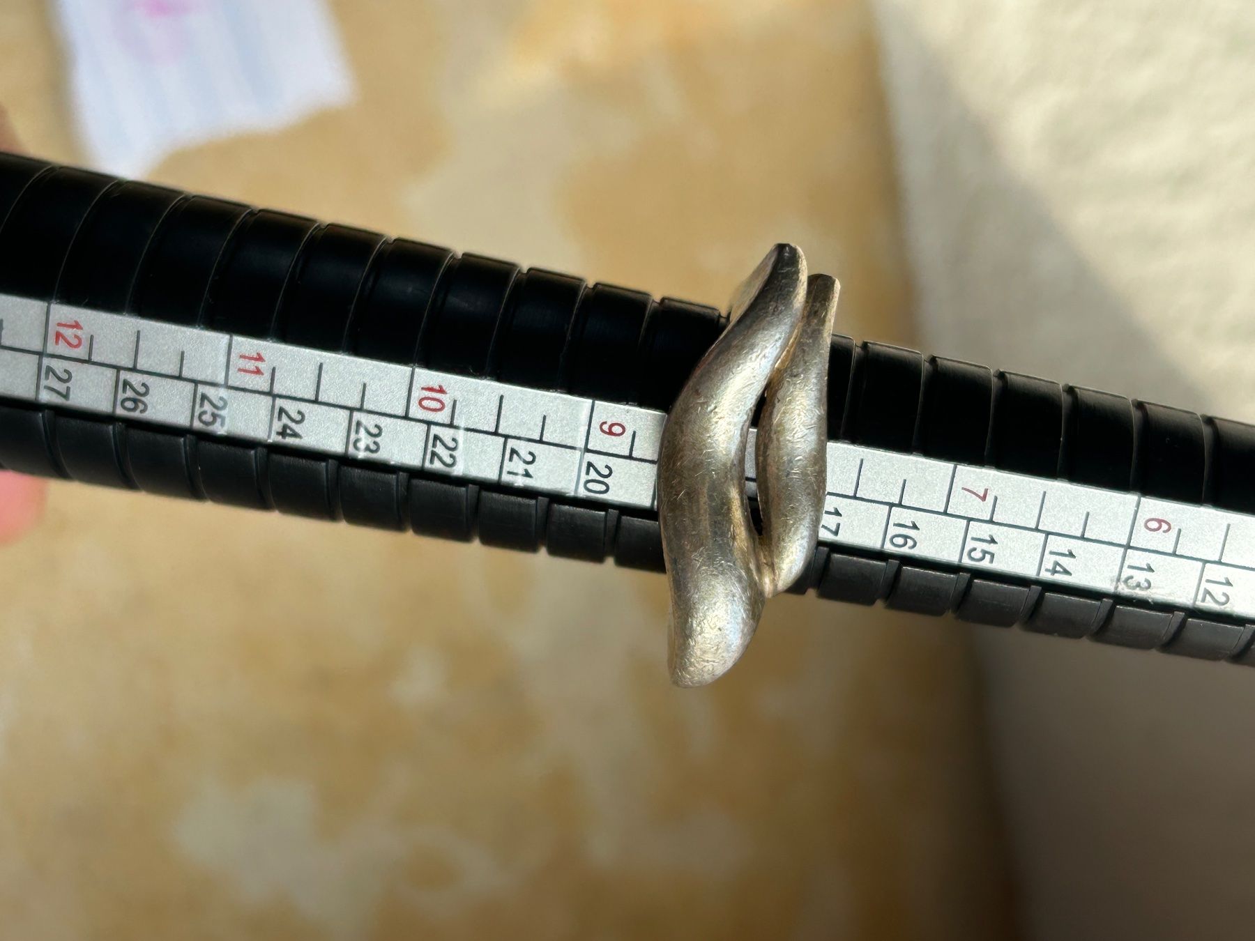 Anelli: Silberring Designerring WAVE Gr. 58 – Usato da Dittingen venduto da Bijoubelle 5