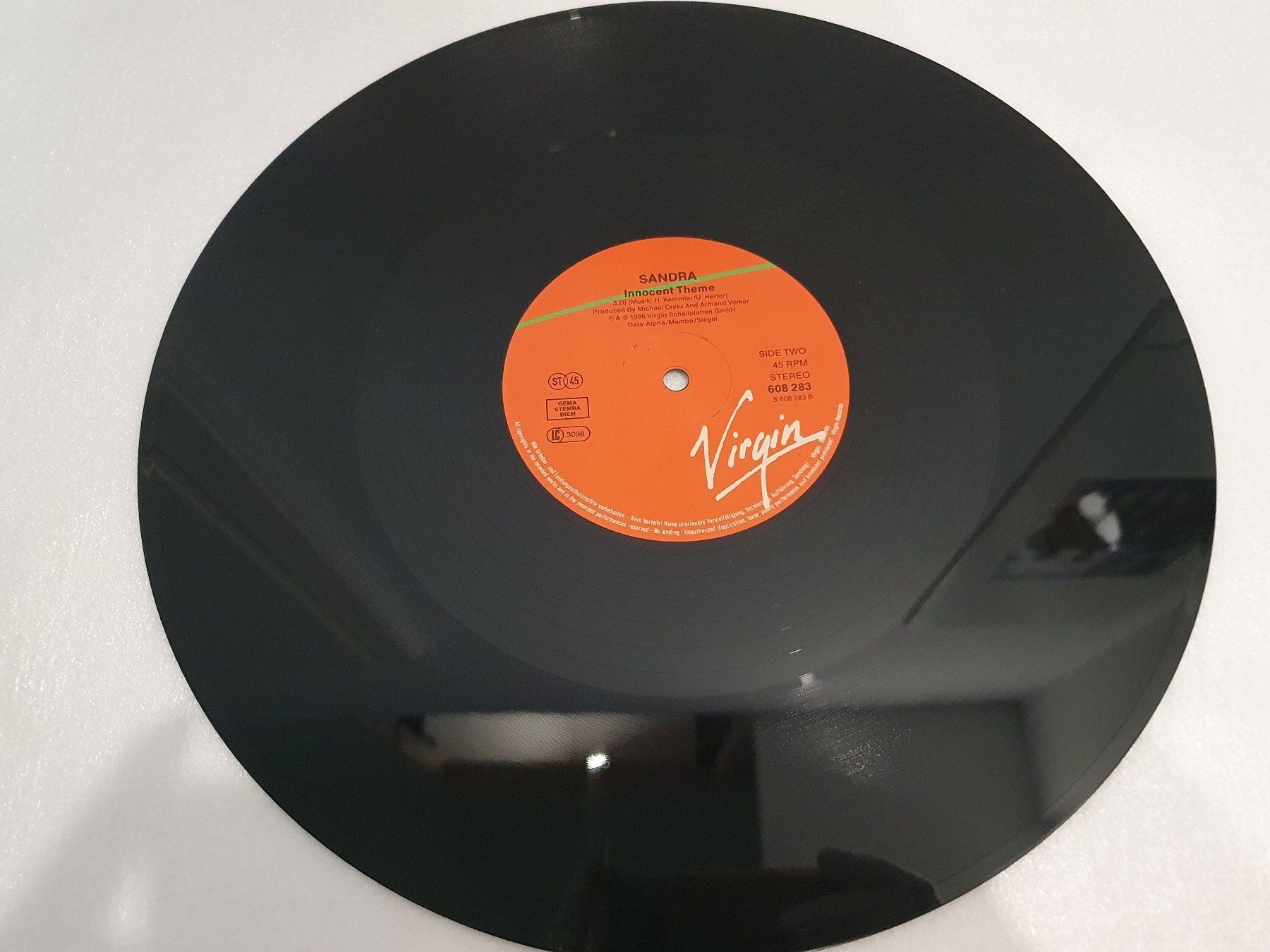 Schallplatten: Sandra – Innocent Love (Single, Synth-pop) – Gebraucht aus Uster von Vinyl-Leidenschaft 5