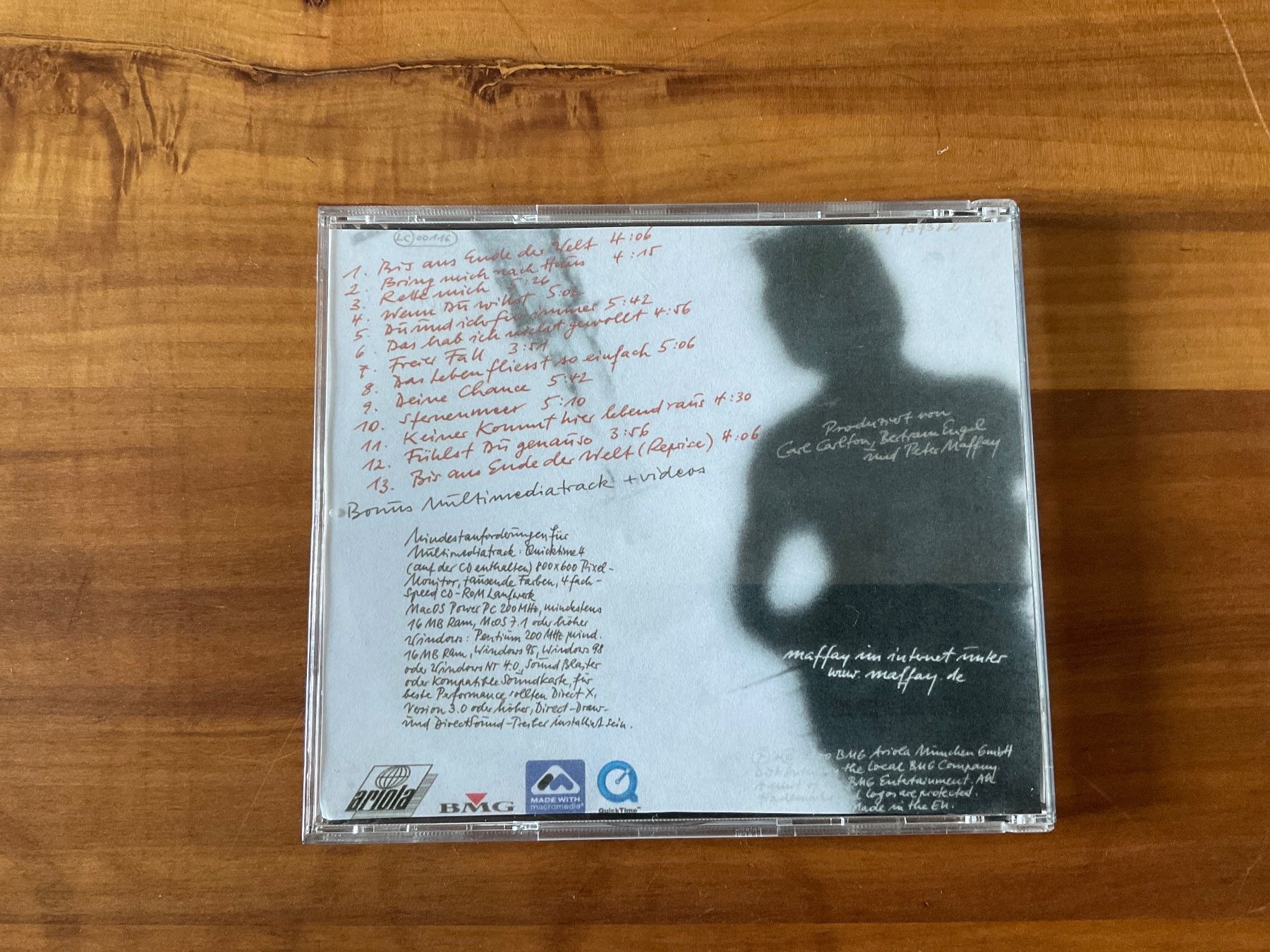 CDs: 6 CDs (City, Eric Clapton, P. Maffay, A. Marshall) – Gebraucht aus Wetzikon ZH von CZ. 3