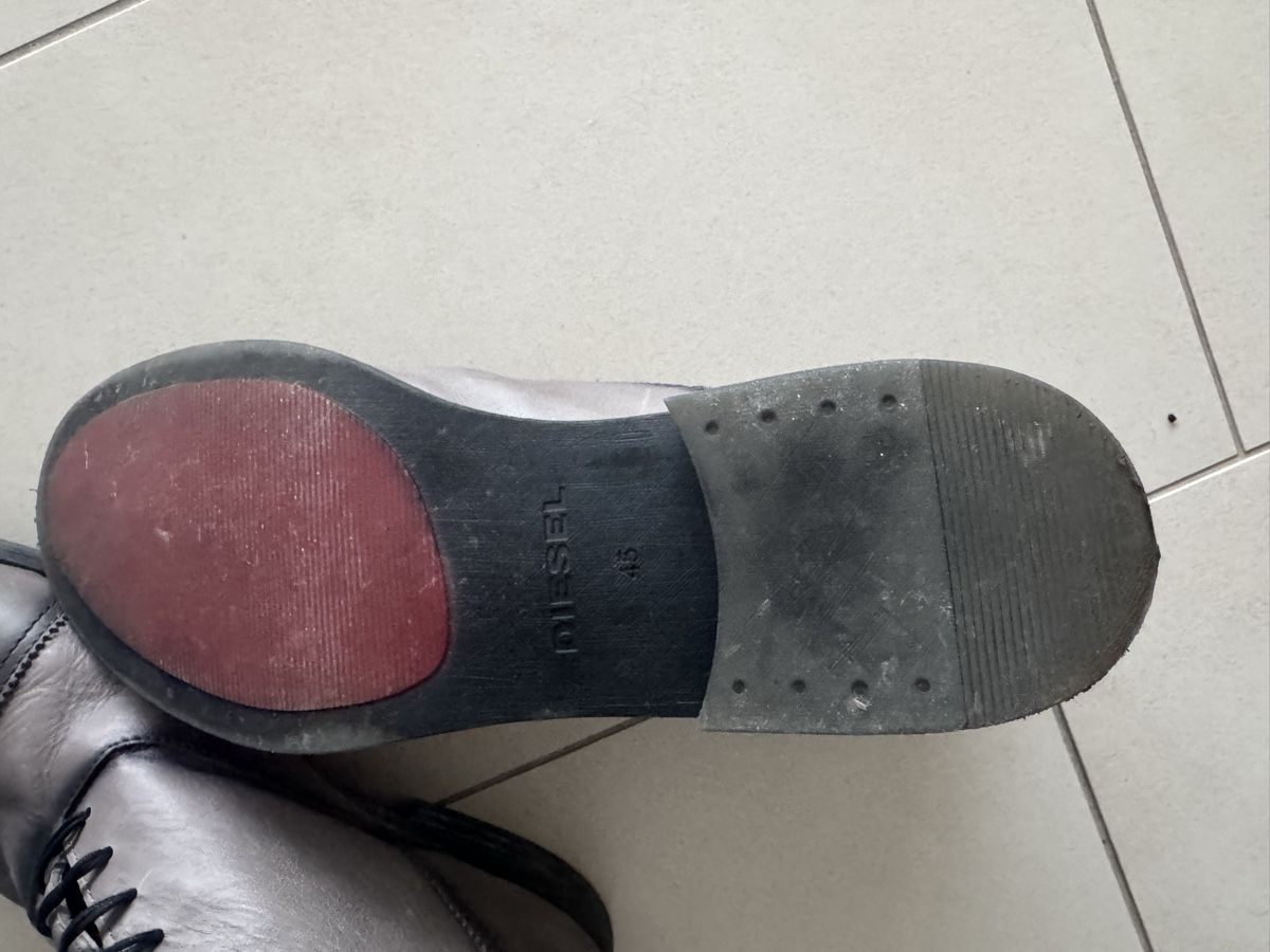 Diesel Scarpe da uomo: Diesel Herren Stiefel Grau Gr. 45 – Usato da Zug venduto da zla_t2vr 5