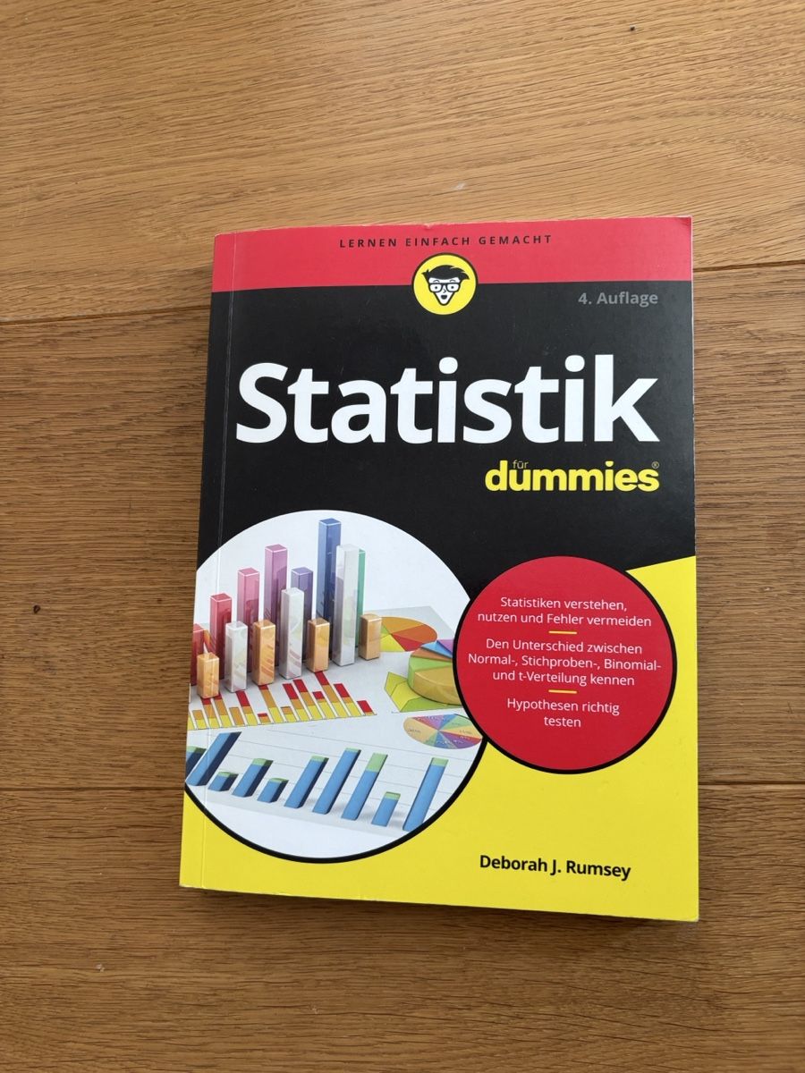 Libri: Statistik für Dummies, 4. Auflage – Usato da Pfaffnau venduto da Celi77777