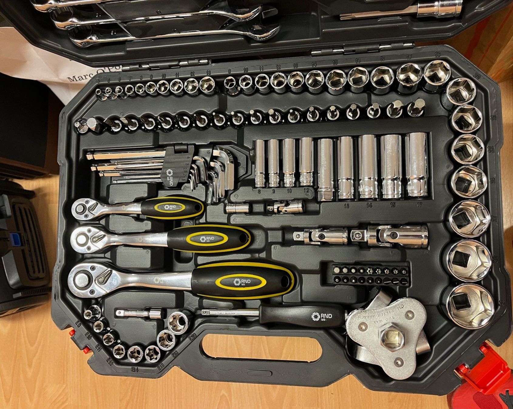 Tutti gli attrezzi: Boîte d'outils de 123 pièces – Nuovo e nell'imballaggio originale da Matran venduto da Bridge-Mania 3