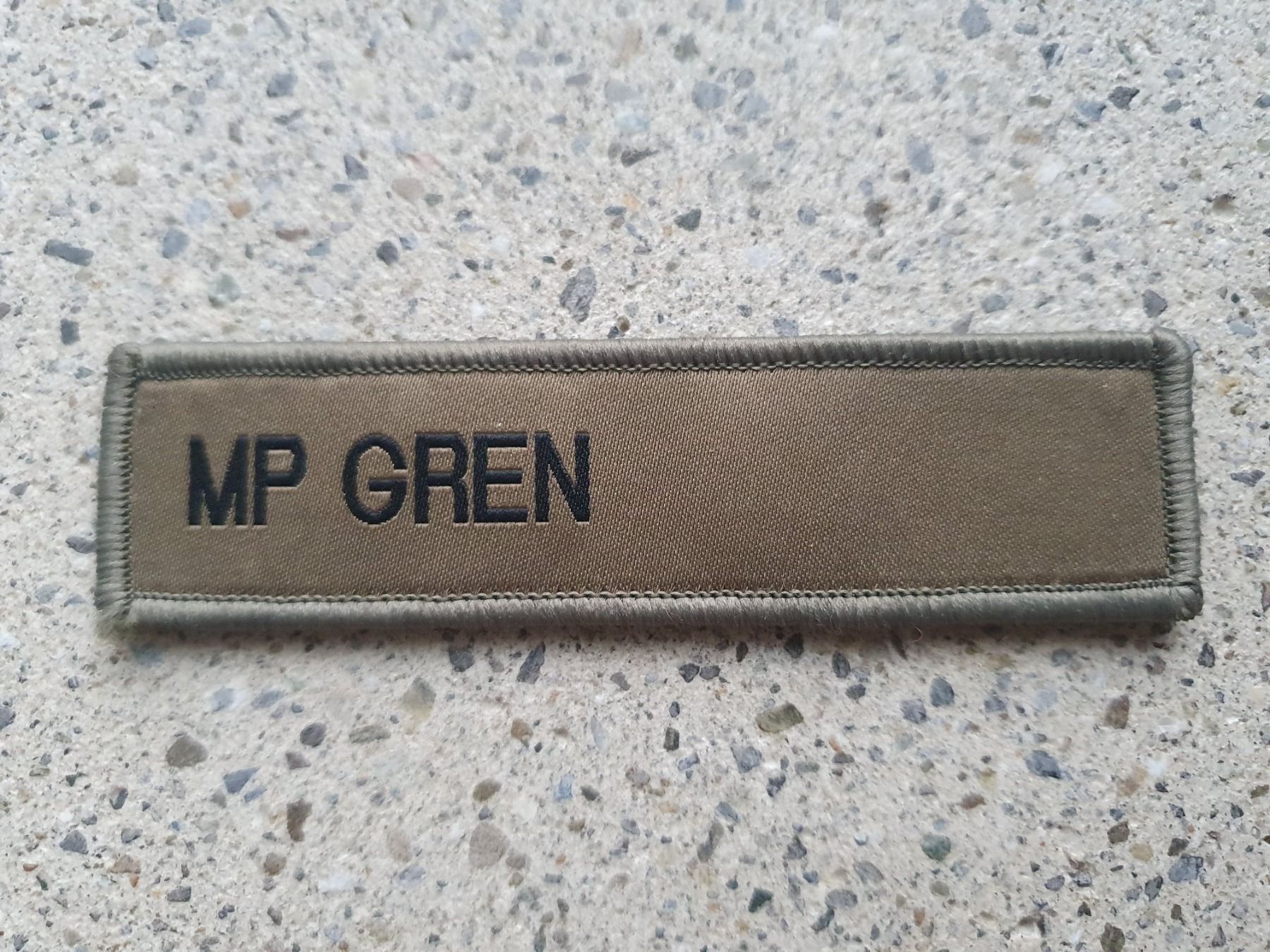 Plaketten & Abzeichen: Brust Abzeichen MP Grenadier mit klett – Neu und originalverpackt aus Riedholz von fr_sIruP
