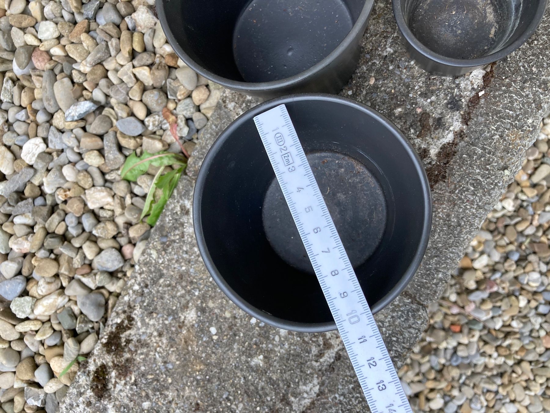 Vasi per fiori: 7x Übertöpfe schwarz – Usato da Hitzkirch venduto da eve_may 3