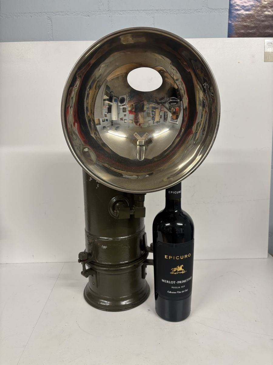 Schweizer Armee Lampade: Karbidlampe Schweizer Armee Sanität – Usato da Stüsslingen venduto da Natrium