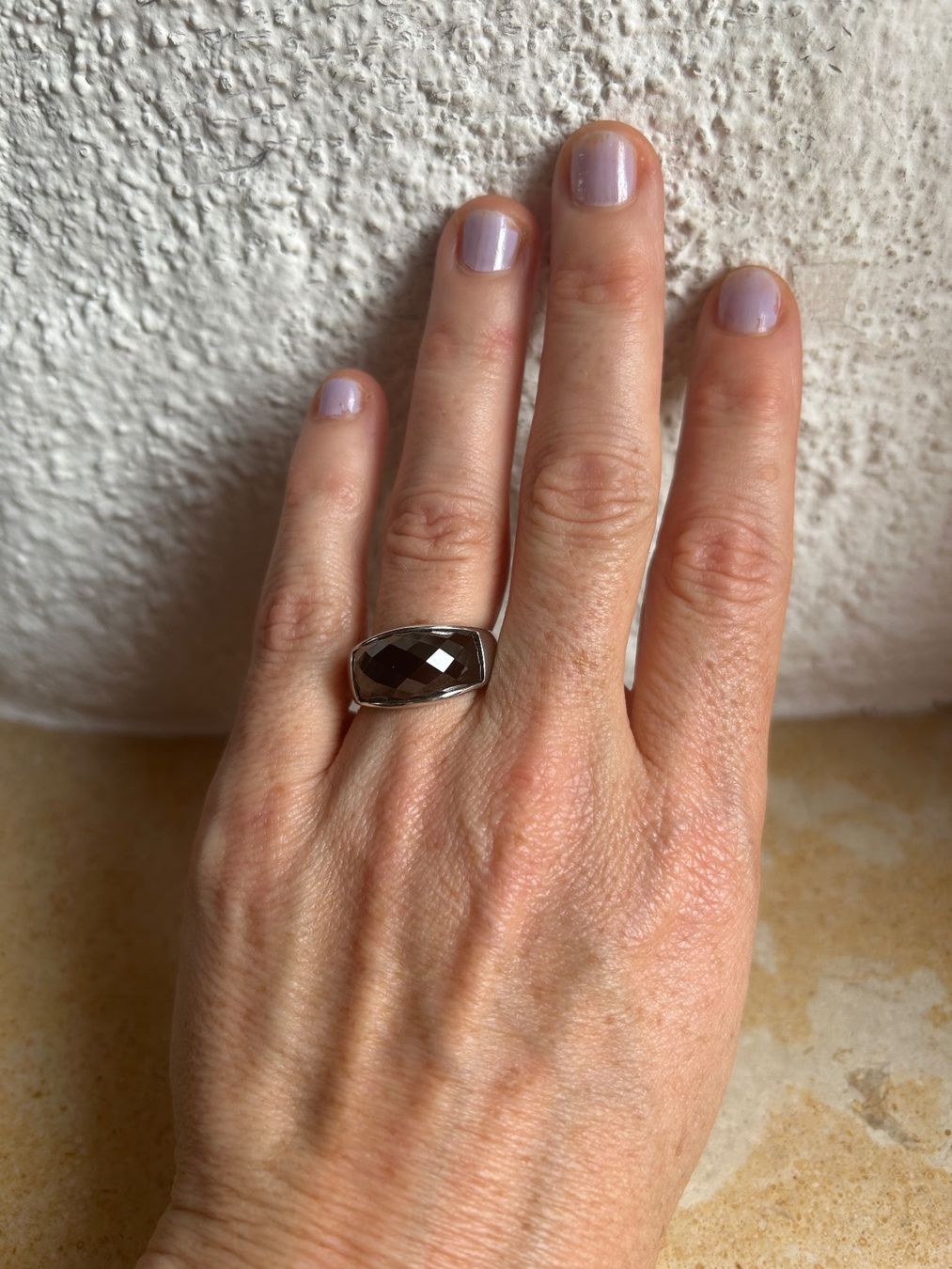 Anelli: Silberring BLACK Schimmer (56) – Usato da Laufen venduto da Bellavitaboom 1