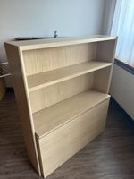Regal mit Klappfach Esche Optik 120x100x30 cm Zustand gut