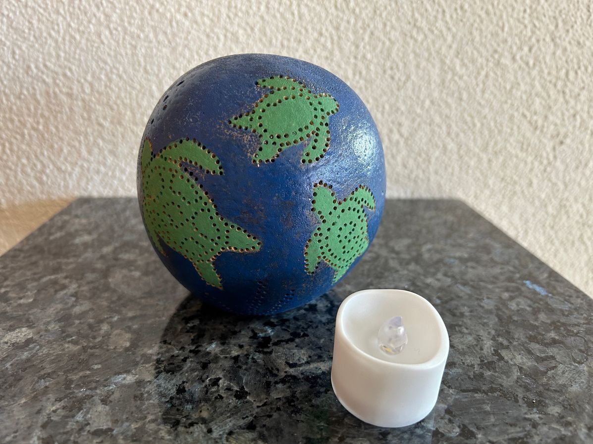 Lampade: Kalebassen Lampe, Handarbeit, – Nuovo (secondo la descrizione) da Beatenberg venduto da buy2you
