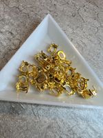 Fassung für ovale Kristalle 8×6mm / 10 Stück