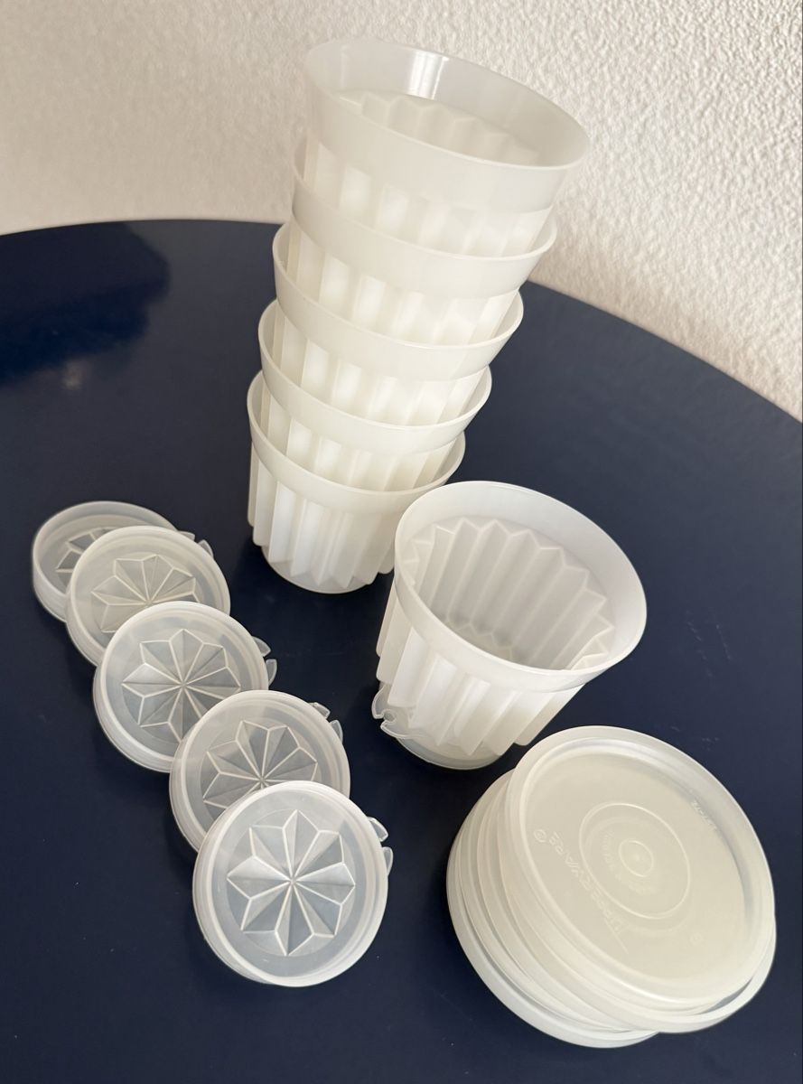 Tupperware Contenitori & Simili: 6 x Dessertformen mit Deckel neu – Usato da Wangen SZ venduto da hame1945 1