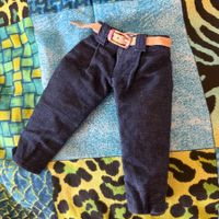 Puppenkleider, Gürtel Sasha Hosen, farbige Schnalle, Leder