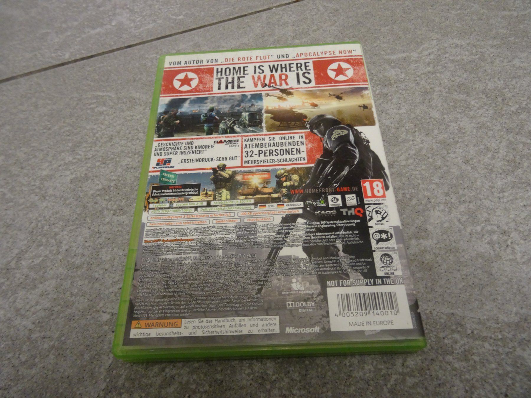 Microsoft Giochi: Homefront - Xbox 360 - – Usato da Olten venduto da Disc-Ausverkauf 2