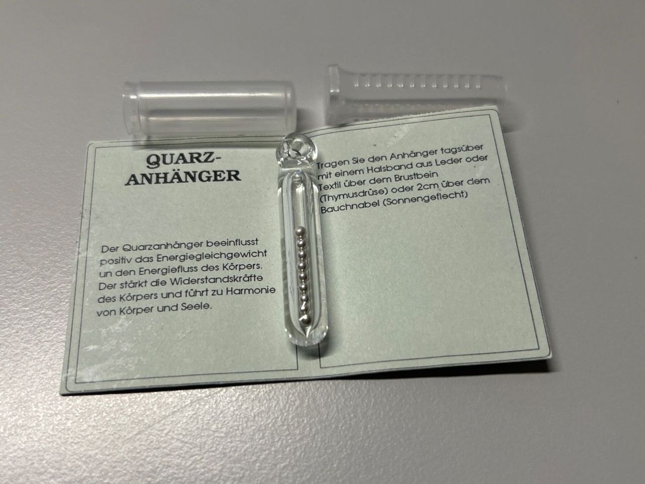 Anhänger: Urmoor Quarz - Anhänger – Neu (gemäss Beschreibung) aus Villnachern von RicardoMary 1