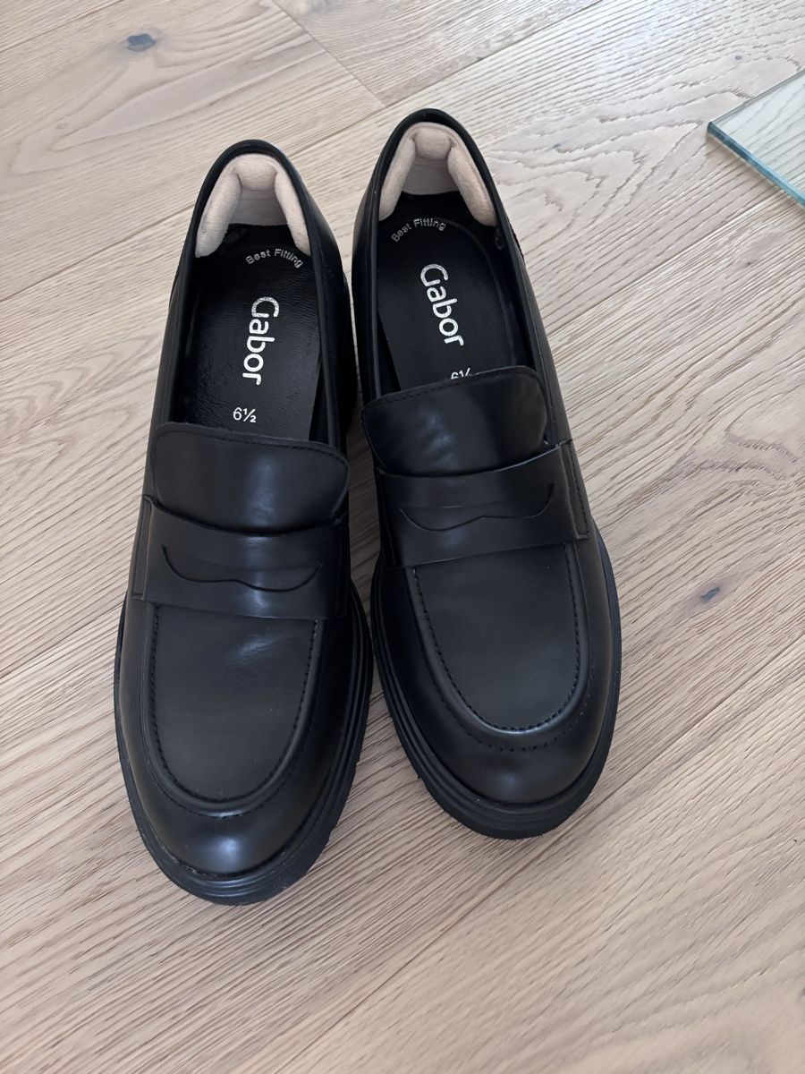 Gabor Damenschuhe: Gabor Loafers schwarz Grösse 39.5 – Gebraucht aus Dübendorf von tvoro