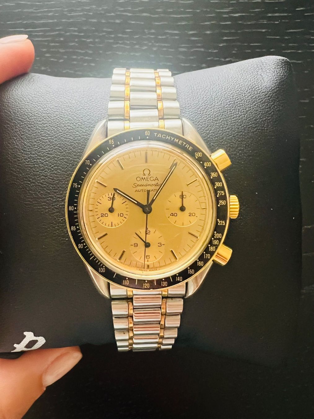 Omega Uhren: Omega Speedmaster gold – Gebraucht aus weggis von Minusio12