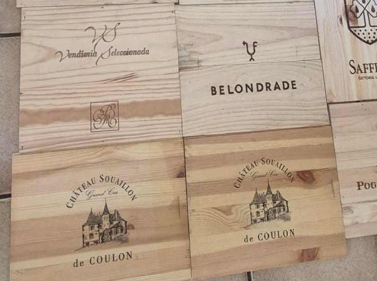 Articoli in legno: 12 Weinkistendeckel im SET – Usato da Nottwil venduto da echtMOMO 5