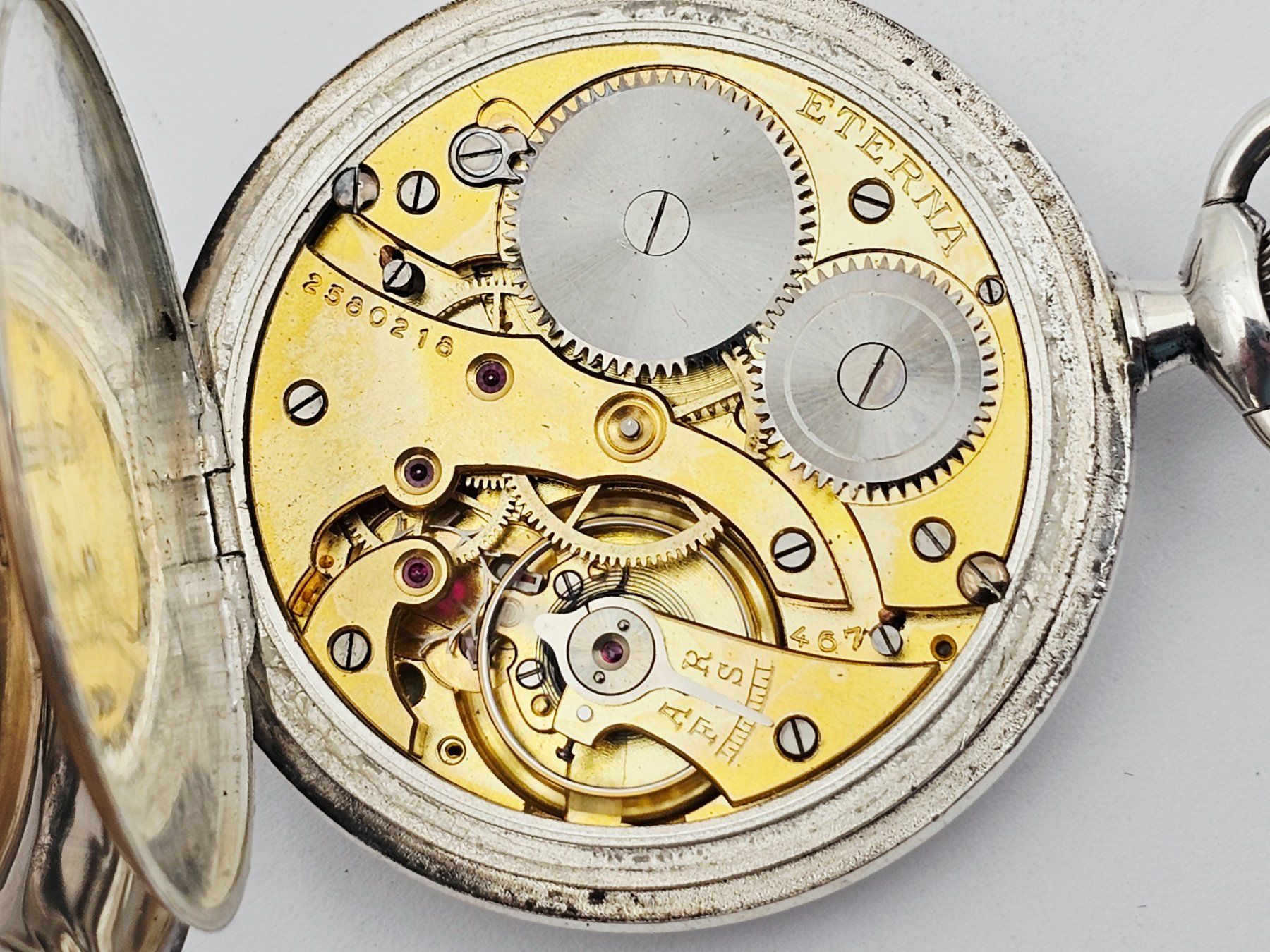 Eterna Orologi: Eterna Taschenuhr Silber 935 – Usato da Bassersdorf venduto da AnkerWatch 2