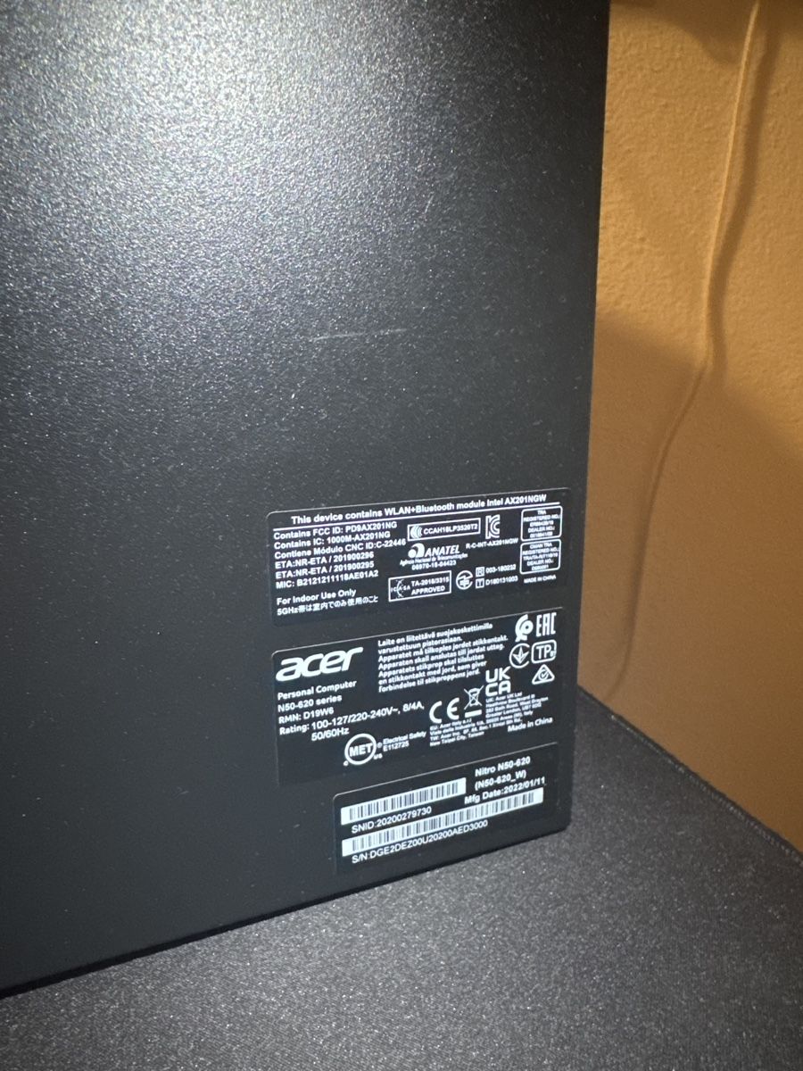 Acer PC: Gaming PC Acer Nitro 50 – Nuovo (secondo la descrizione) da Rudolfstetten venduto da Lisa.1989 5