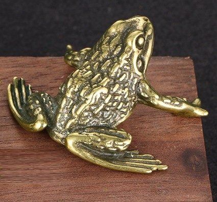 Figuren: Frosch aus Messing – Neu (gemäss Beschreibung) aus Uerkheim von Kaufoption