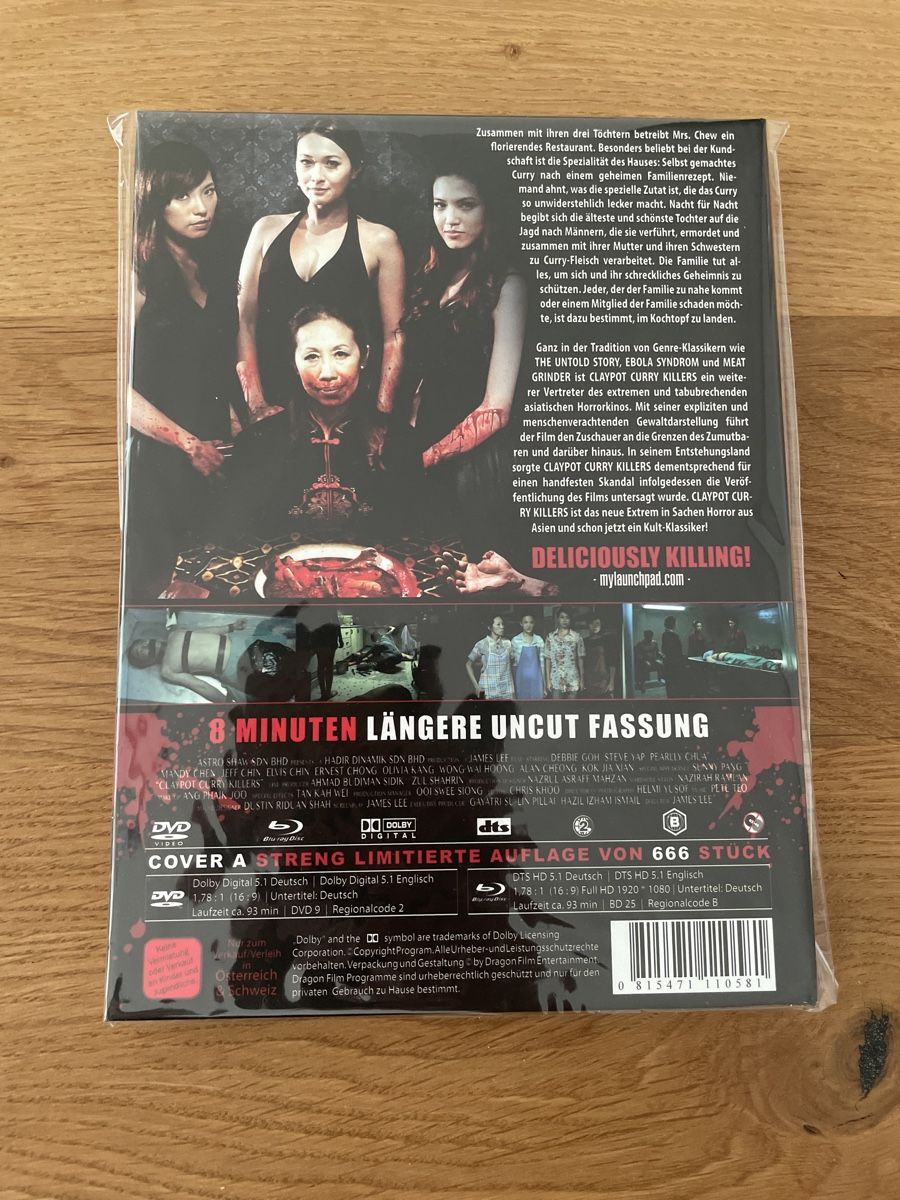 Alle DVDs: Claypot Curry Killers Mediabook BluRay – Gebraucht aus Hagendorn von masterchieff 1