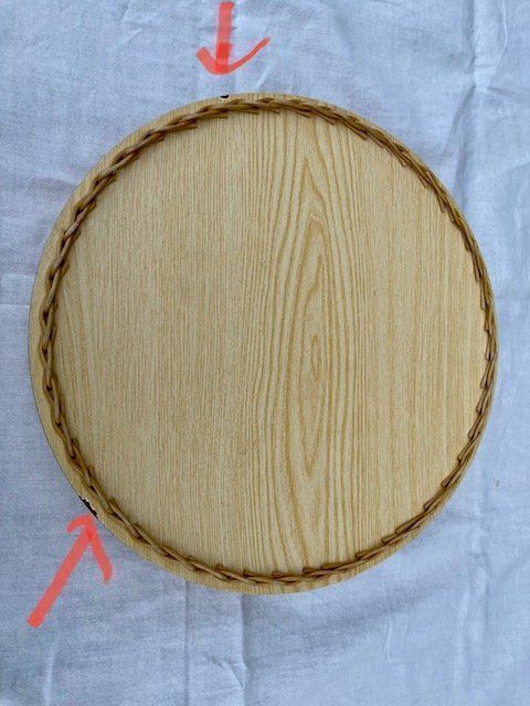 Servierplatten: RETRO SERVIERTABLETT - ANTIK – Gebraucht aus Honau von sainj 3