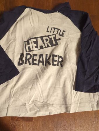 Zara Babyboy Shirt Grösse 6-9 Monate "Heartbreaker"