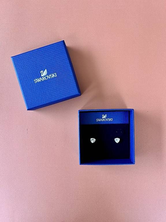 Swarovski Orecchini pendenti & Orecchini a lobo: Swarovski Ohrstecker Silber - neu & originalverpackt – Usato da Cham venduto da nininanana 1