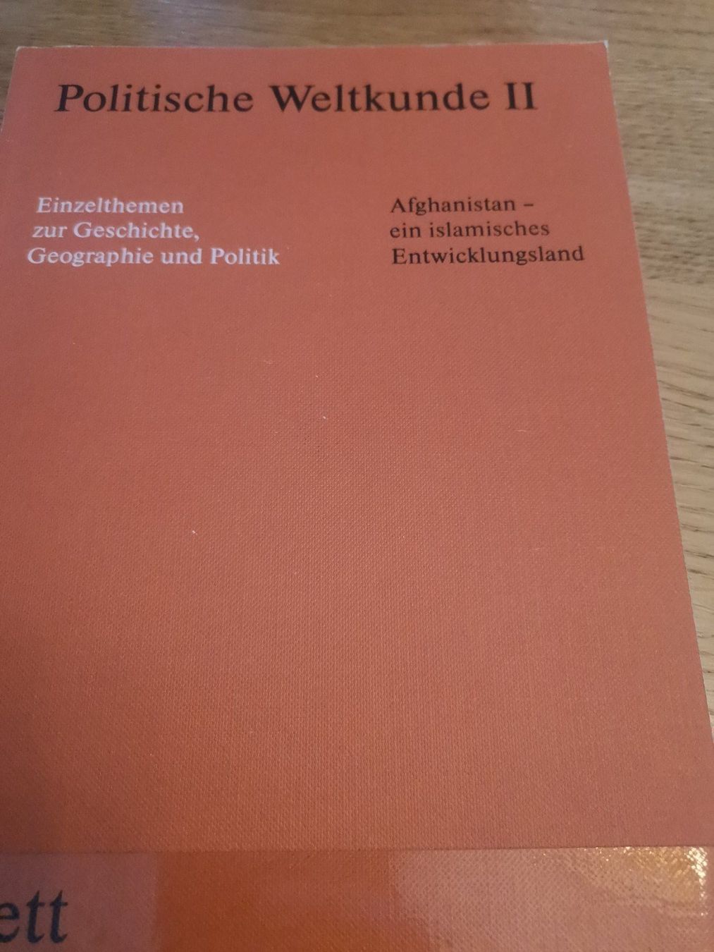 Bücher: Politische Weltkunde II – Gebraucht aus Wiesendangen von MMoretto