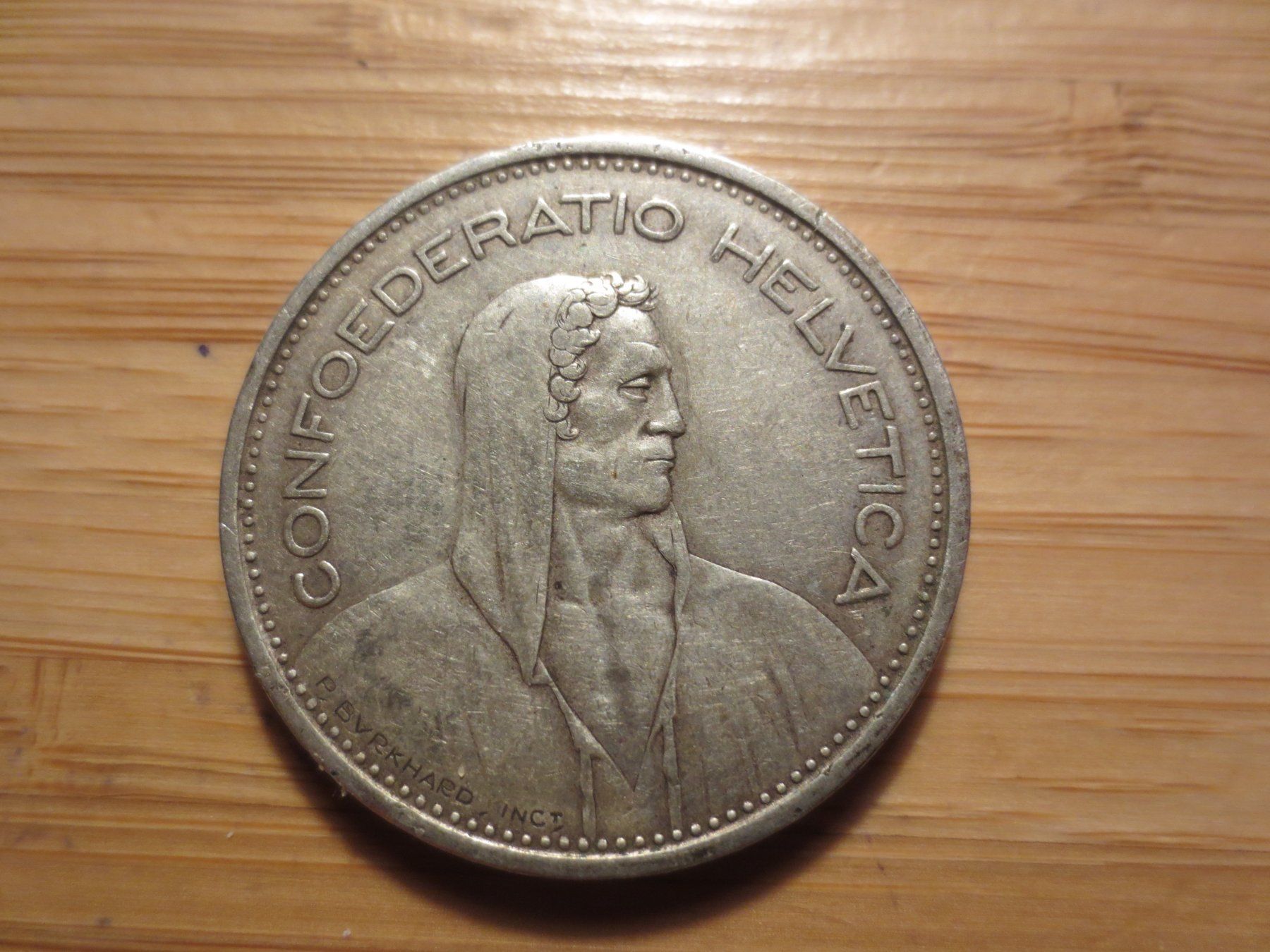 Tutti le monete: 5 Fr Silbermünze 1931 – Usato da Weier im Emmental venduto da waefler03 1