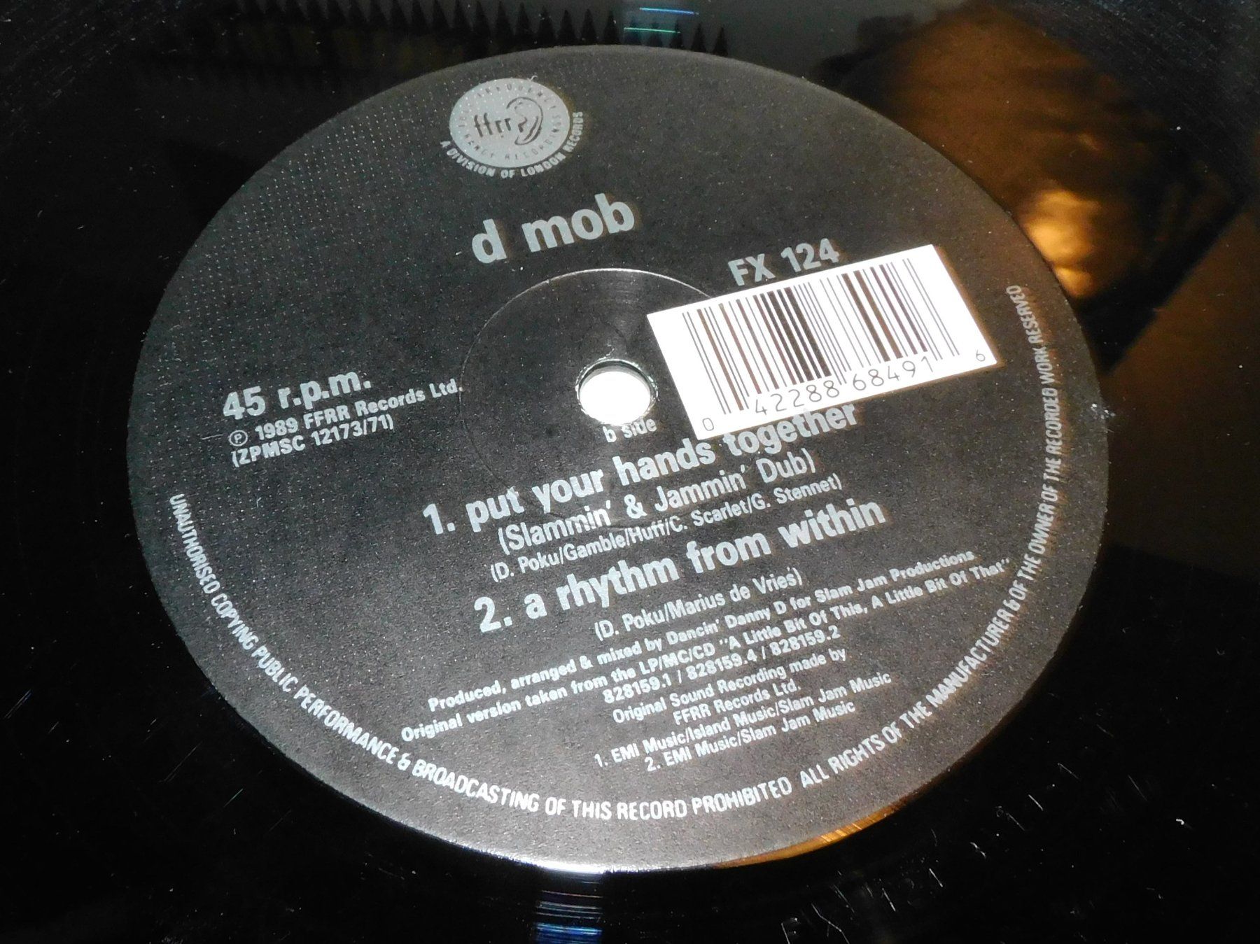 Dischi in vinile: LP - d mob - Slammin & Jammin - 1989 Schallplatte    Lp sind – Usato da Sursee venduto da 76 2