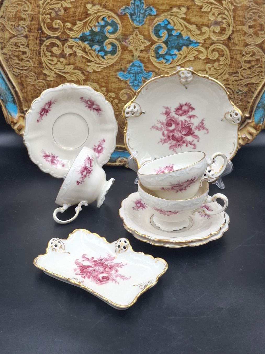 Rosenthal Set di piatti: Rosenthal Teeservice Pompadour Moliere Modelle, Selb/Kronach – Usato da Zürich venduto da bruzolda 9