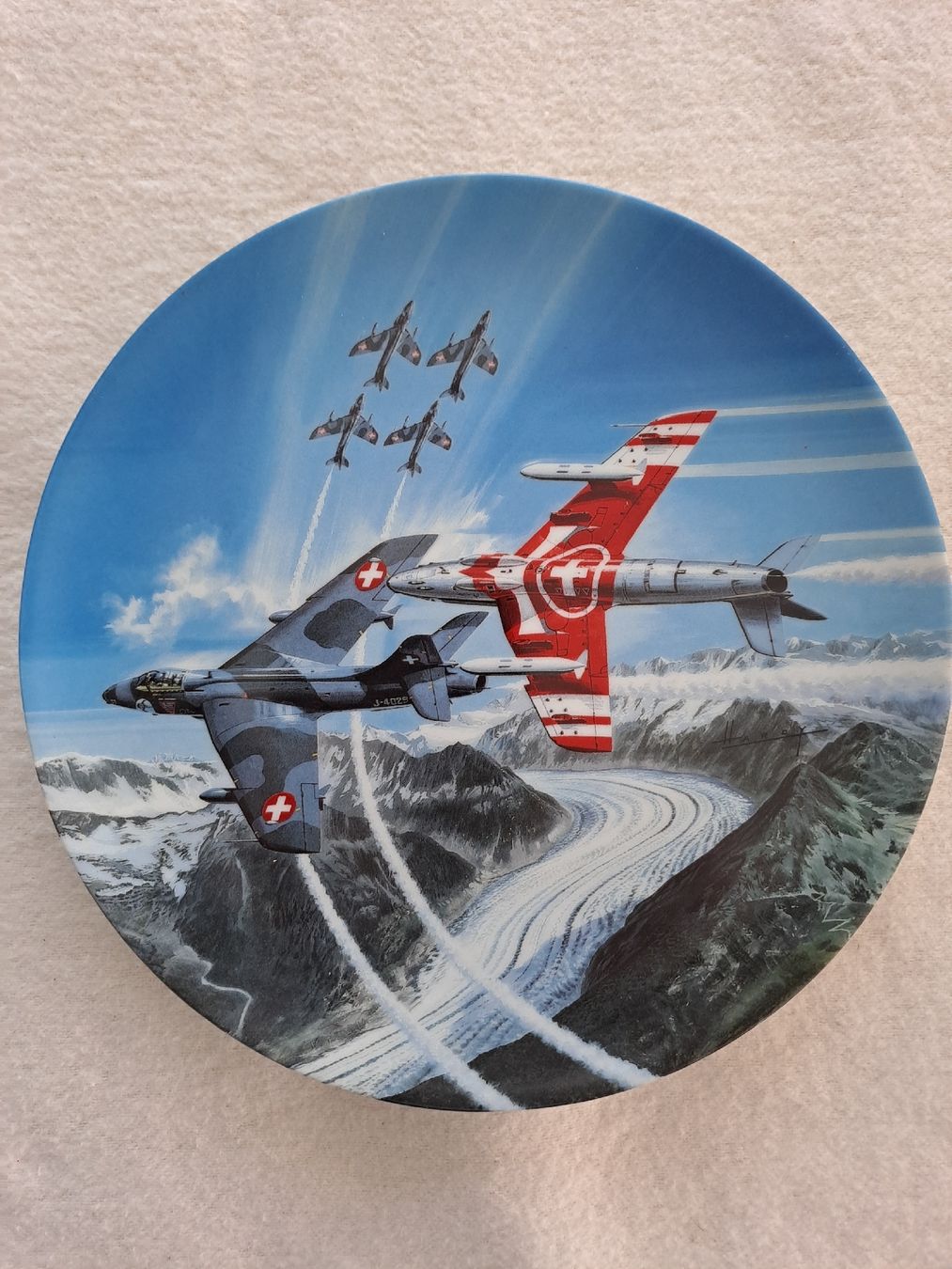 Piatti: 8 Sammelteller der Patrouille Suisse – Nuovo (secondo la descrizione) da Umiken venduto da Rider56 1